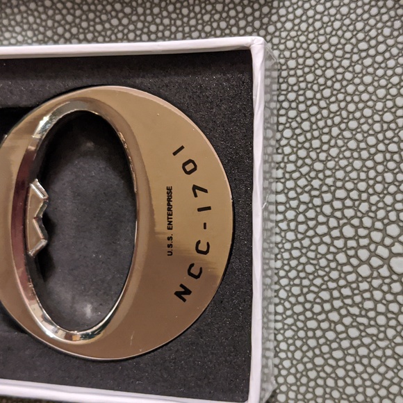 Star Trek The Original Series Enterprise Merch Bottle Opener NCC-1701 Metal - Picture 7 of 7